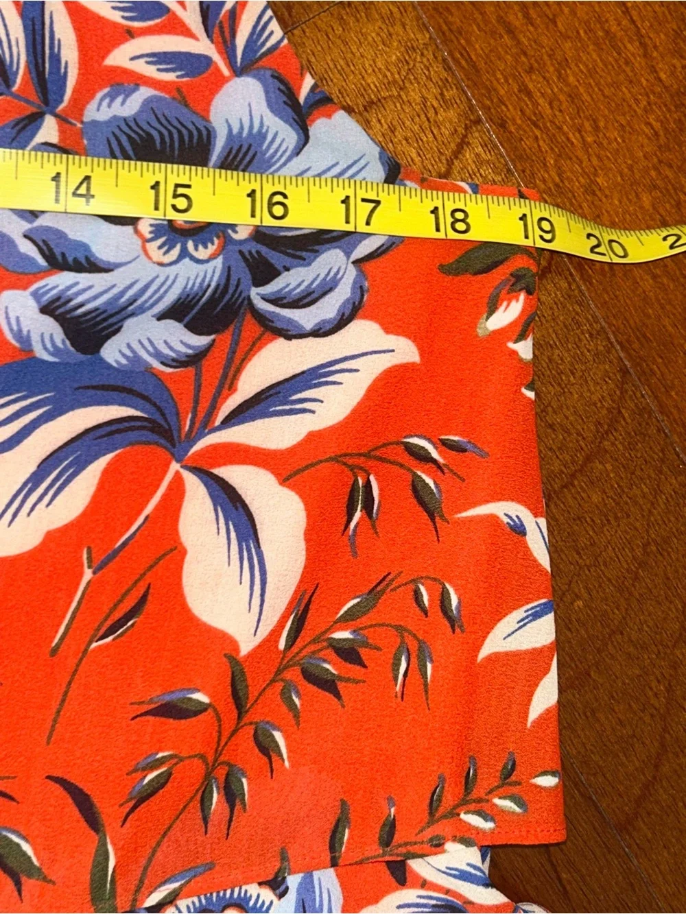 LOFT Floral Tiered Ruffle Mini Dress Size M
